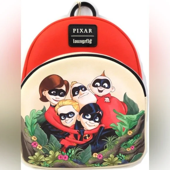 Loungefly | Bags | Loungefly Pixar Red And Cream Incredibles  display picture 3